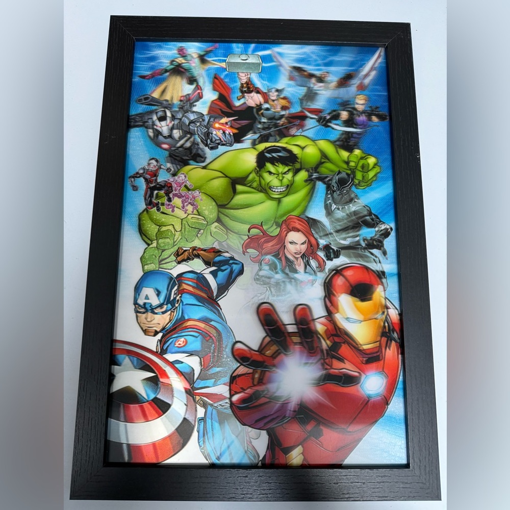 Pop Creations Marvel 3D Frames (x2) Spider-Man & Avengers